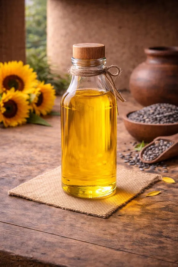Natural Sunflower Wood Press Oil